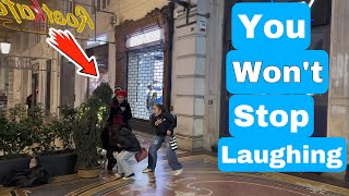 Bushmanprank: the coin drop episode 2 you wonβt stop laughing π #scary #fun #prank #funny