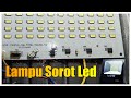 Lampu sorot led mati total