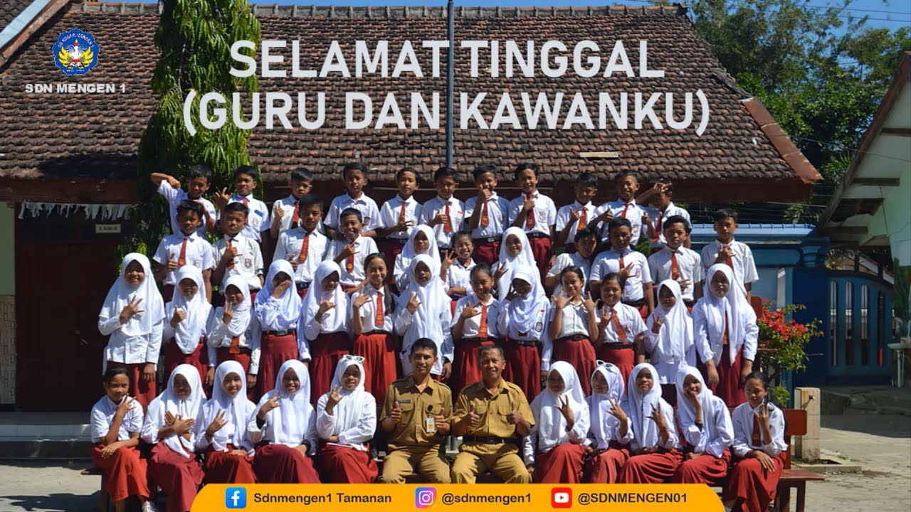 Lepas Pisah Siswa Siswi SDN Mengen 1 Tamanan Bondowoso Tahun Pelajaran 2022/2023