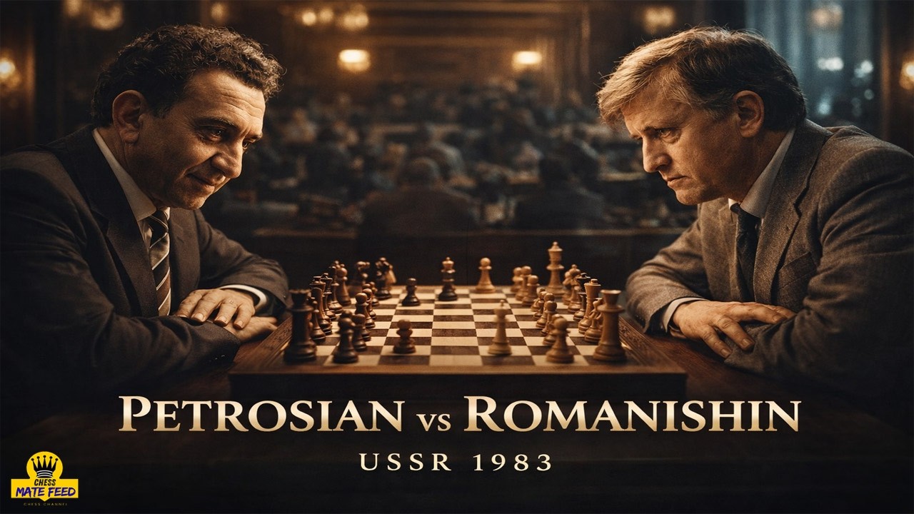 Tigran Petrosian vs Oleg Romanishin♟️50th USSR Championship 1983 - Moscow URS, Round 3