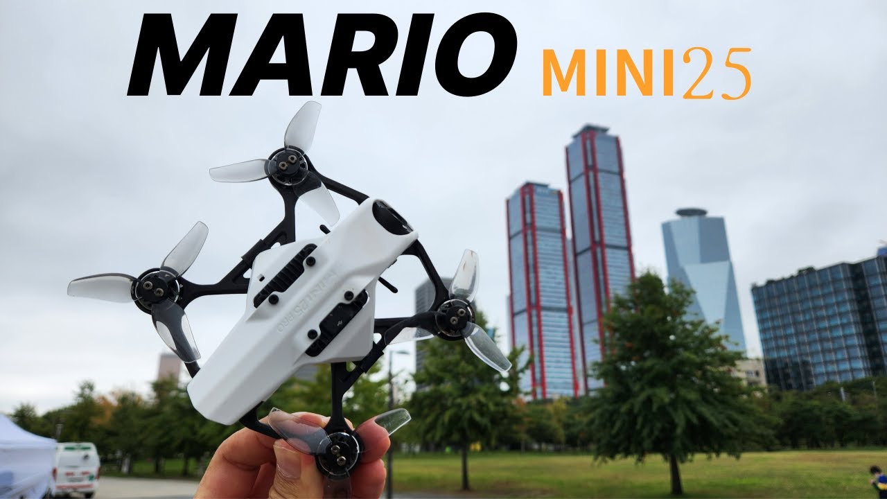 귀엽지만 강력한 미니 프리스타일 기체, 스피디비의 신상 마리오 미니25 첫 비행과 세팅