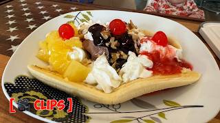 Taste Test: Brits Try an Iconic American Banana Split! 🇺🇸🍌🍨 | Is It Really That Good?