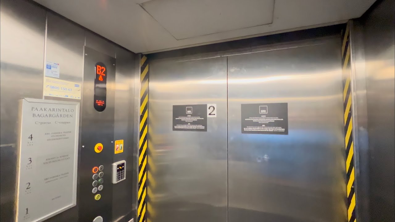 1985 KONE (mod.) Hydraulic Frieght Elevator Hansa Kortteli