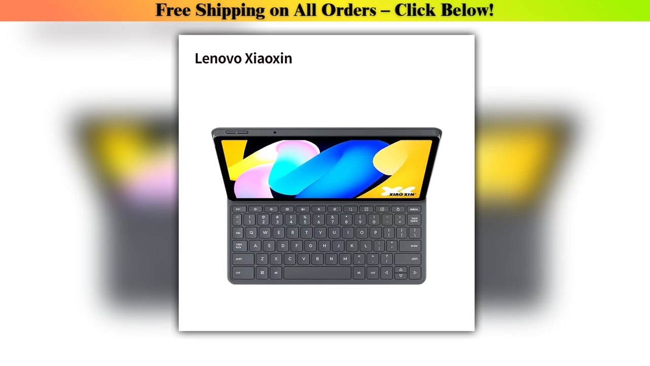 Original Lenovo Xiaoxin 11 2025 Smart Keyboard Case Touch Connection Built in Pen Slot Pen Slot