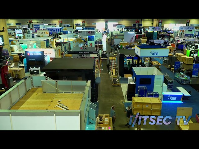 Watch the I/ITSEC Exhibit Floor Being Built Over Five days – I/ITSEC 2022 class=