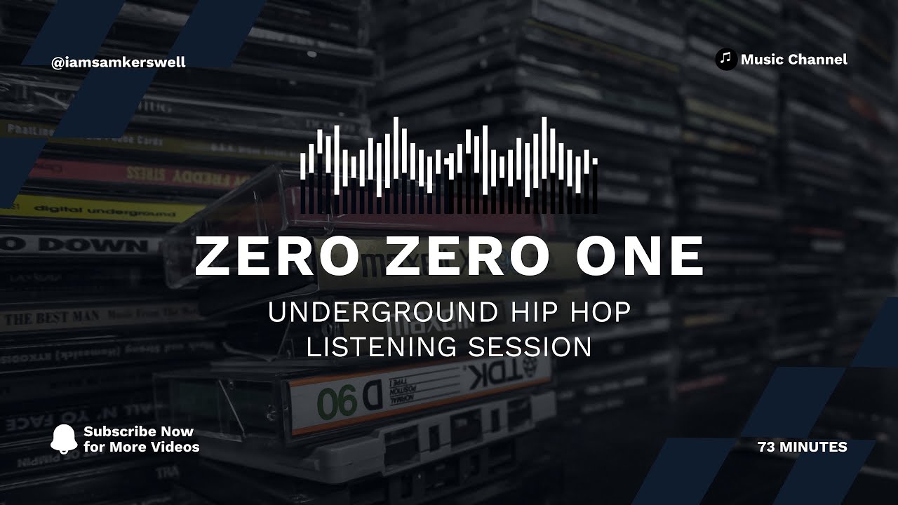 PROJECT OASIS アングラ HIPHOP RANDOM RAP ZERO ZERO ONE | Underground Hip Hop Cassette Listening Session