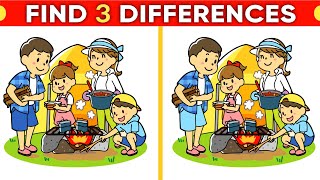 FIND 3 DIFFERENCE Japanese Pictures. Spot the difference. 3つの間違いを探そう Pictures #Puzzles 105