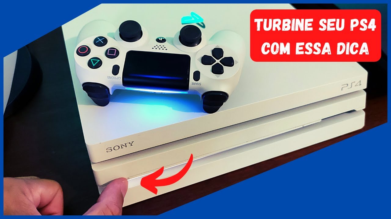 PS4 LENTO E TRAVANDO? RESOLVA DE FORMA SIMPLES E RÁPIDA 