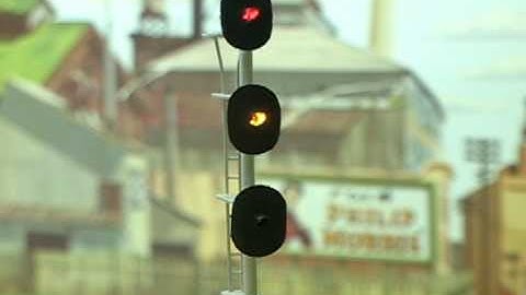 HO Triple Target Oval Single Lens Signal.avi