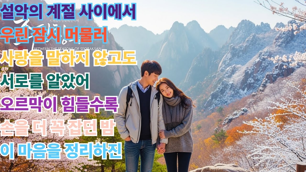 "설악의 계절 사이에서", 편안하고 힐링되는 카페  재즈 음악, 연인들의  사랑노래, 스트레스 해소 음악, 감성플레이리스트, 차분한 음악