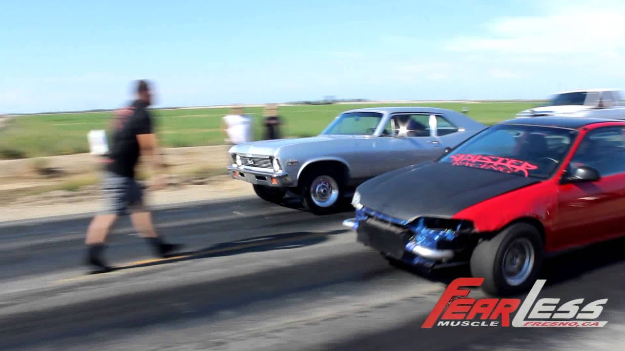 Chevy Nova vs Sinister Racing Turbo Honda Civic Hatch ssa