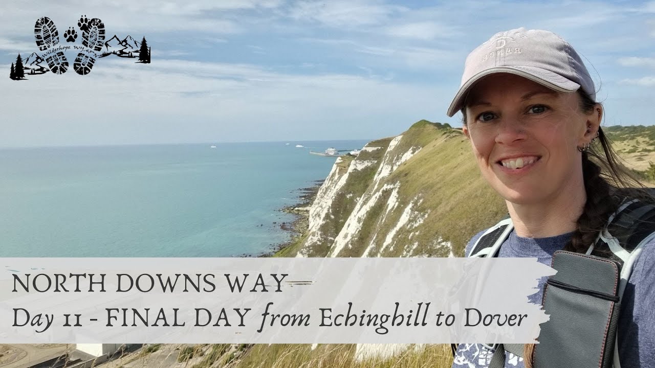 NORTH DOWNS WAY: FINAL DAY - Etchinghill to Dover