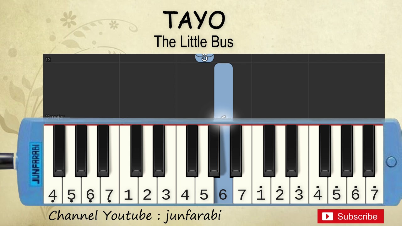 Not Pianika Tayo The Little Bus Youtube