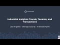 Industrial Insights: Trends, Tenants, and Transactions