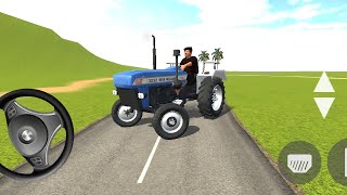 New Holland 3232 Tractor Driving on Village Road | Realistic Indian Tractor Gameplay 3D | Farming  screenshot 4