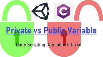 Unity 3d - Private vs Public Variables in C# Scripting | How to display fields in Unity 3d Inspector