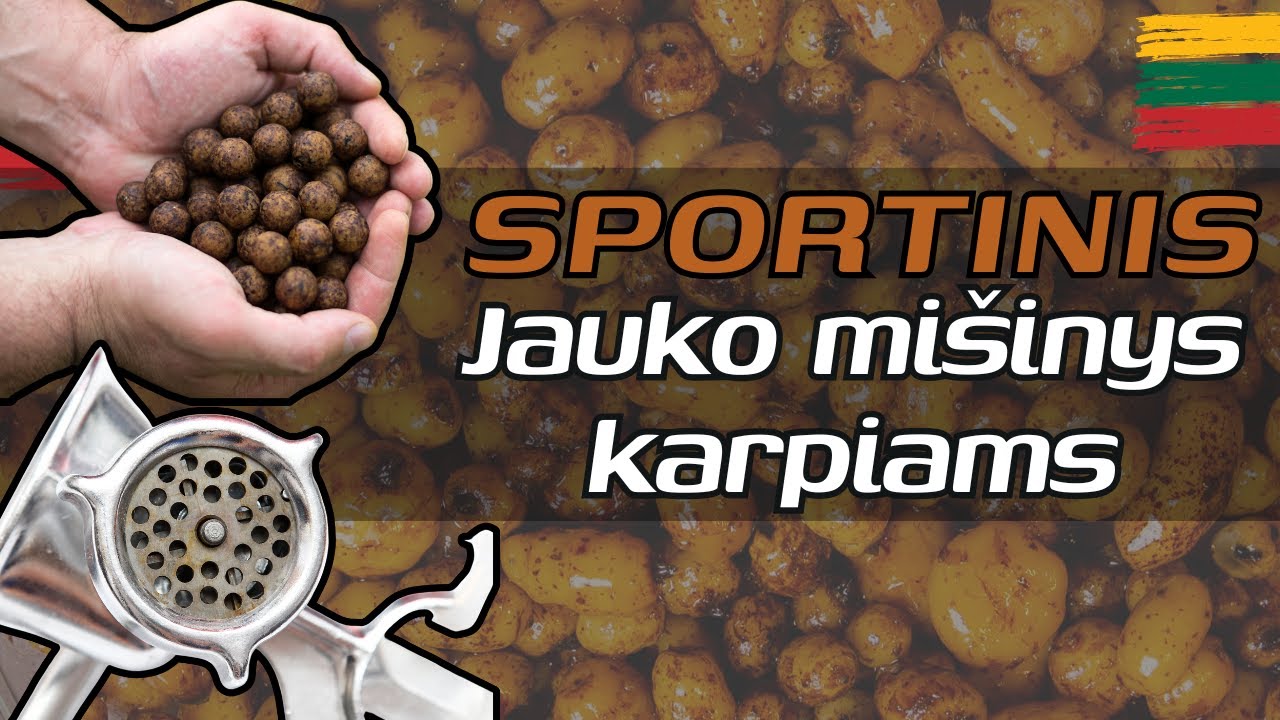 Receptai karpių žvejybai: SPORTINIS jauko mišinys