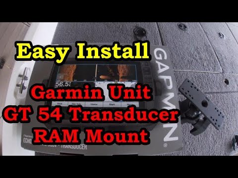 Garmin Ecomap 93sv UHD /GT54UHD Transducer Installation/How to install