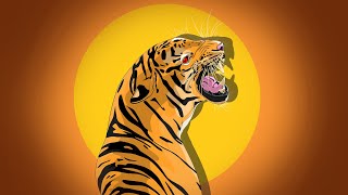 Menggambar Vector Harimau dengan Coreldraw 2019 screenshot 2