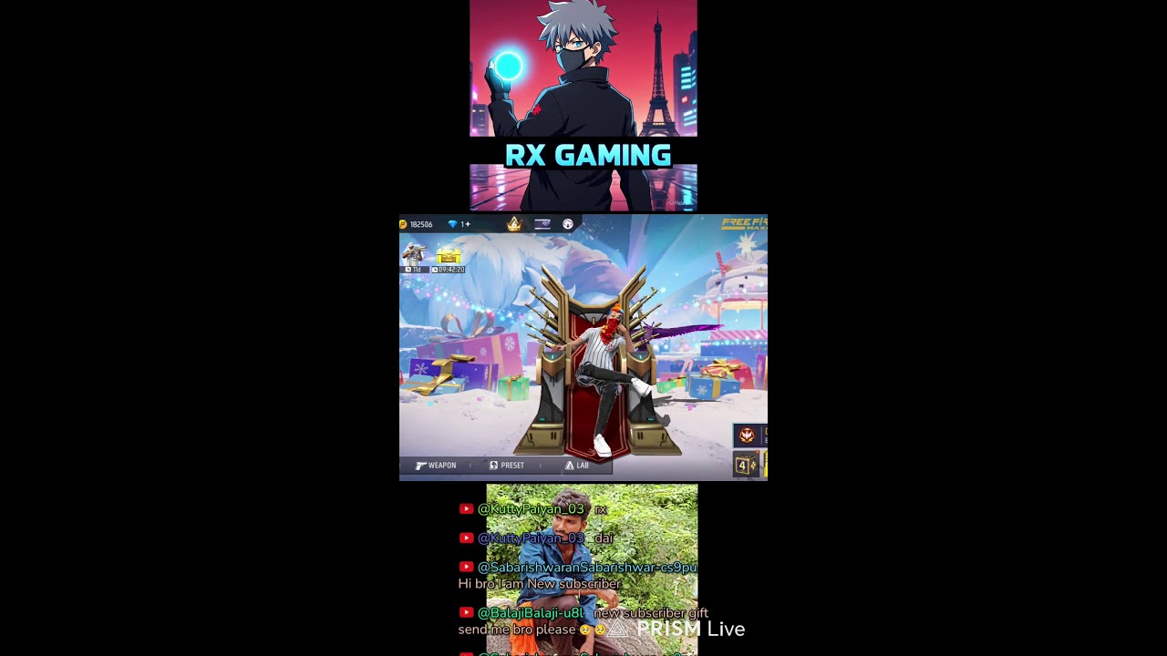 Live streaming of TN RX GAMING FF