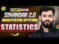 CUET 2026 Quantitative Aptitude 🔥 | Statistics Complete Chapter | One Shot