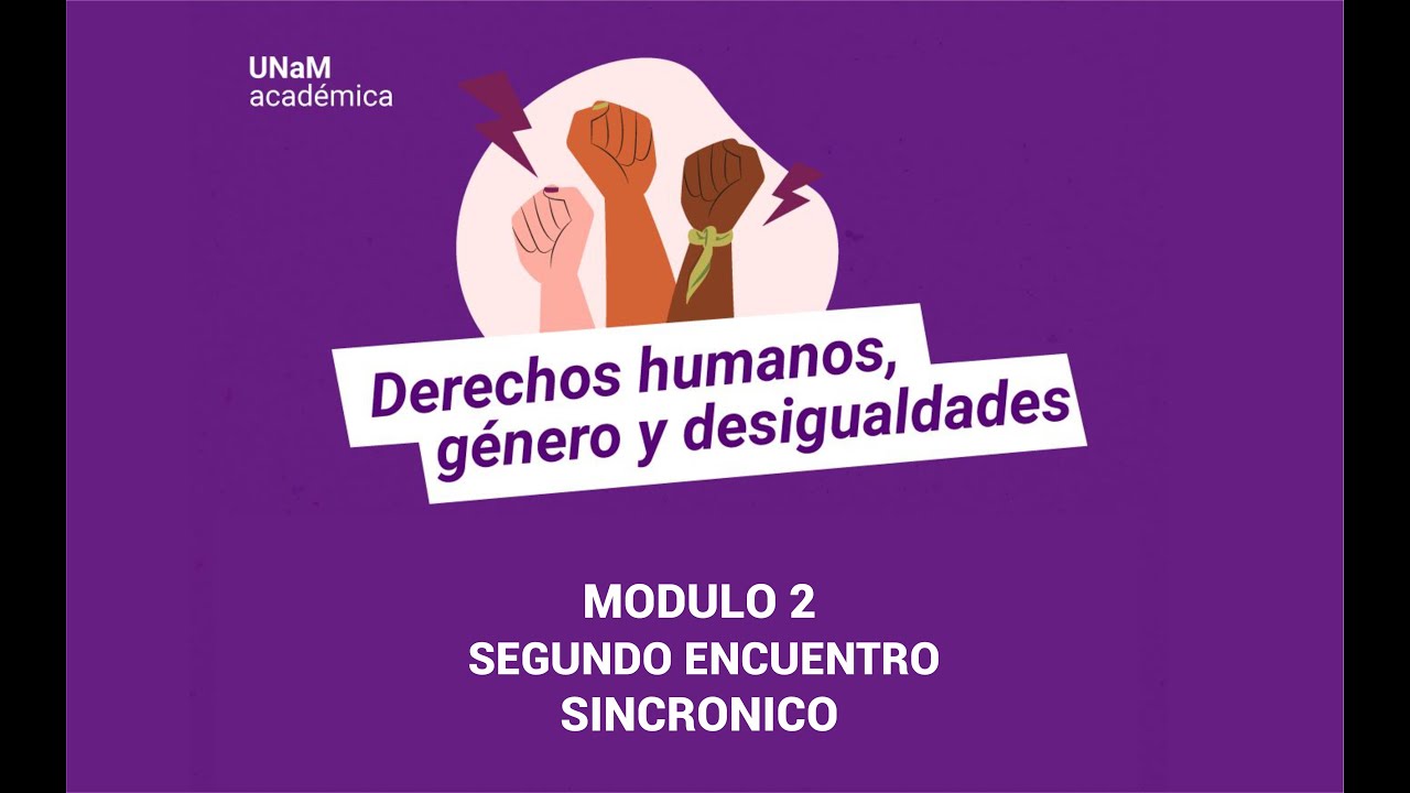 Derechos Humanos, Género y Desigualdades - Módulo 2 - Clase 2 - YouTube