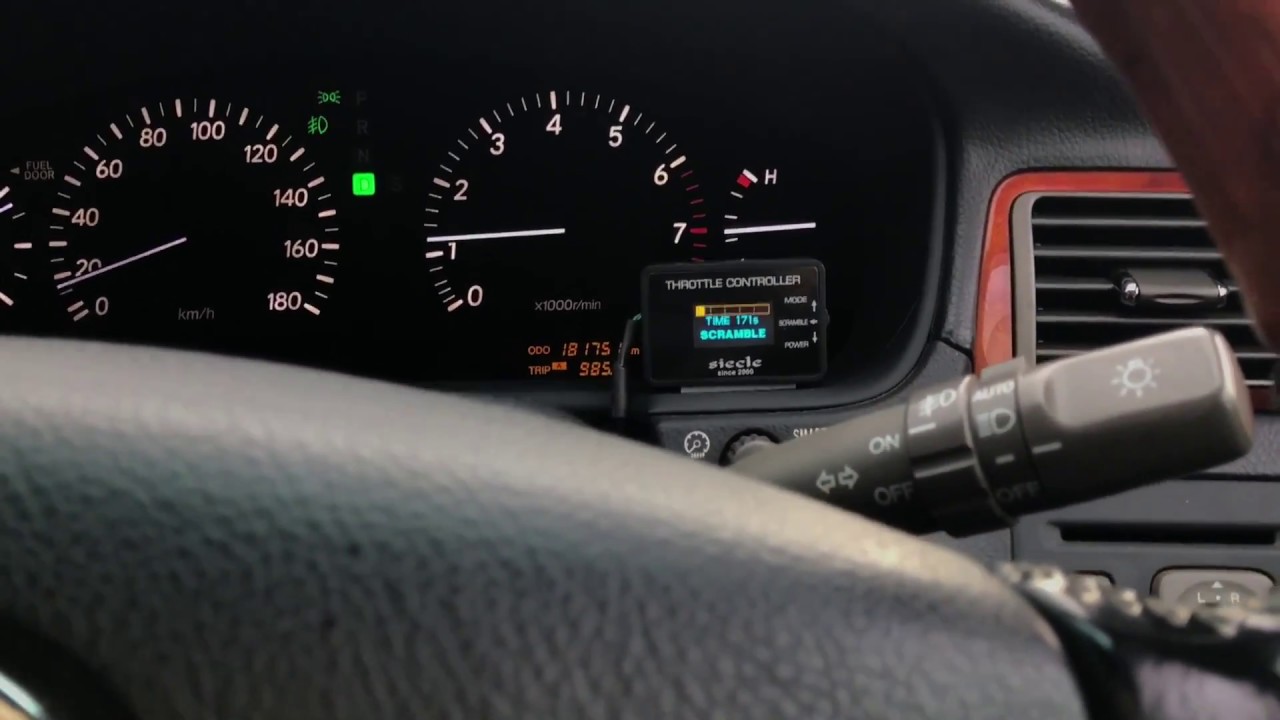 30後期セルシオ スロコン スクランブルモード 吹け上がり - YouTube