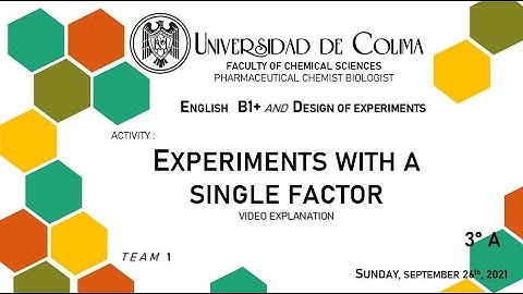 Chapter 3: Experiments with a single factor.