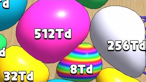 Large numbers Unlocked - 64Td, 128Td, 256Td, 512Td - blob merge 3d