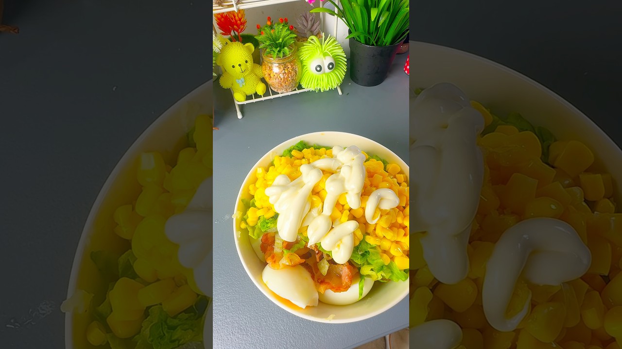 Vegetable salad| with bacon pwede sa mga diet 