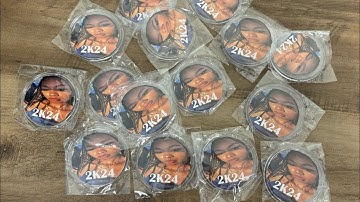 How To Assemble Acrylic Prom/Graduation Buttons Part 2