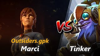 gpk mid Marci vs Tinker | First 10 minutes gpk mid Marci vs Tinker | First 10 minutes