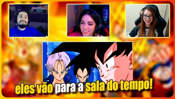 Vendo Trunks destroi o laboratorio do Cell, MULTI - REACT