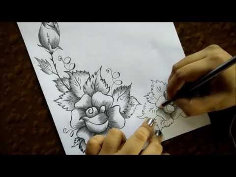 How To Make A Greeting Card With Pencil Sketch