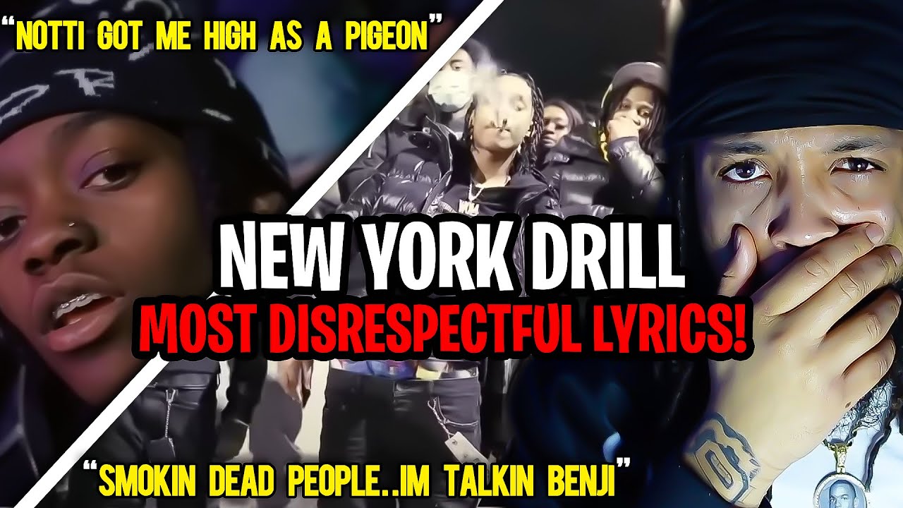 NEW YORK DRILL MOST DISRESPECTFUL LYRICS! (REACTION) *EXTREMELY TOXIC