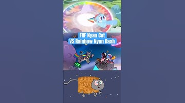 Ooops! Stuck Nyan Cat VS Nyan Dash - FNF Nyan Cat New Mod New Character #nyancat #fnf #dash