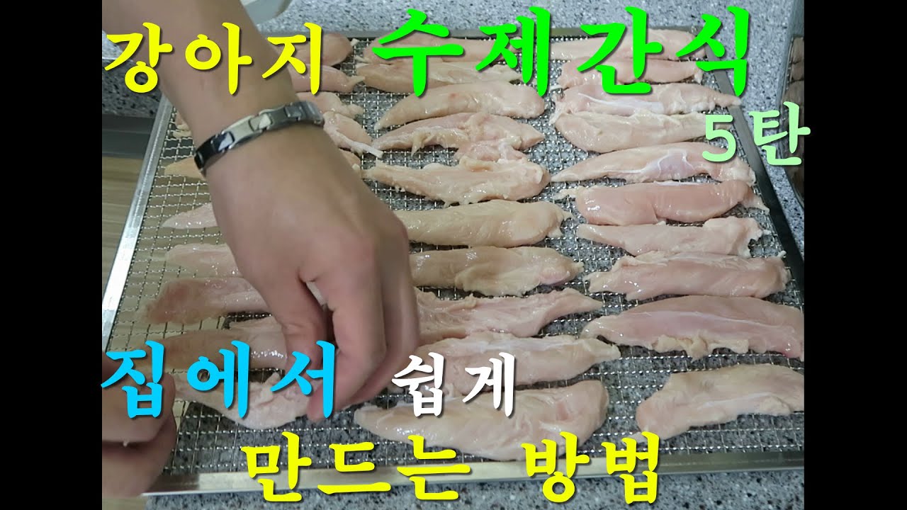 강아지 수제간식 만들기 쉬워요😄5탄 닭안심 수제간식