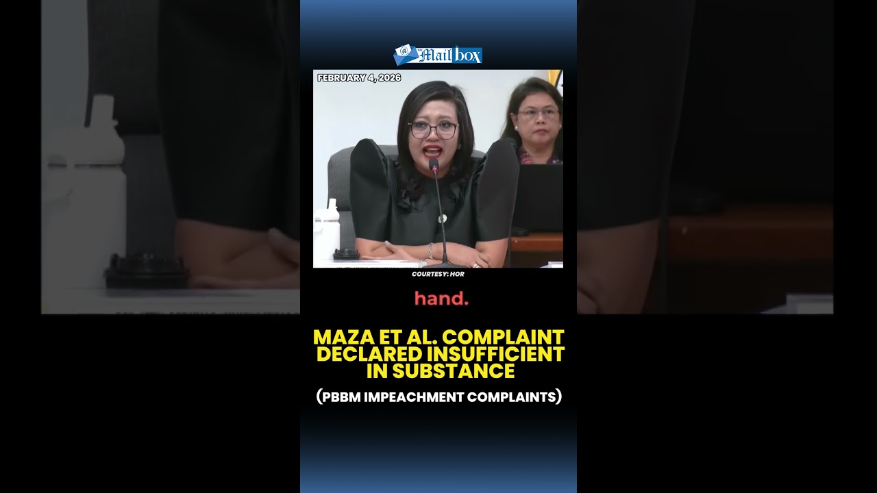 Две жалобы на импичмент президента Маркоса были признаны несостоятельными по существу.