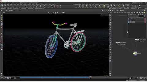 Bicycle dynamic rig in Houdini | Akil Tasi | @cgislandFx | #cgi #houdini #dynamic #rigging