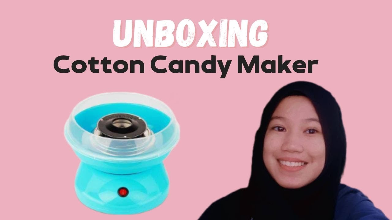 unboxing cotton candy maker YouTube