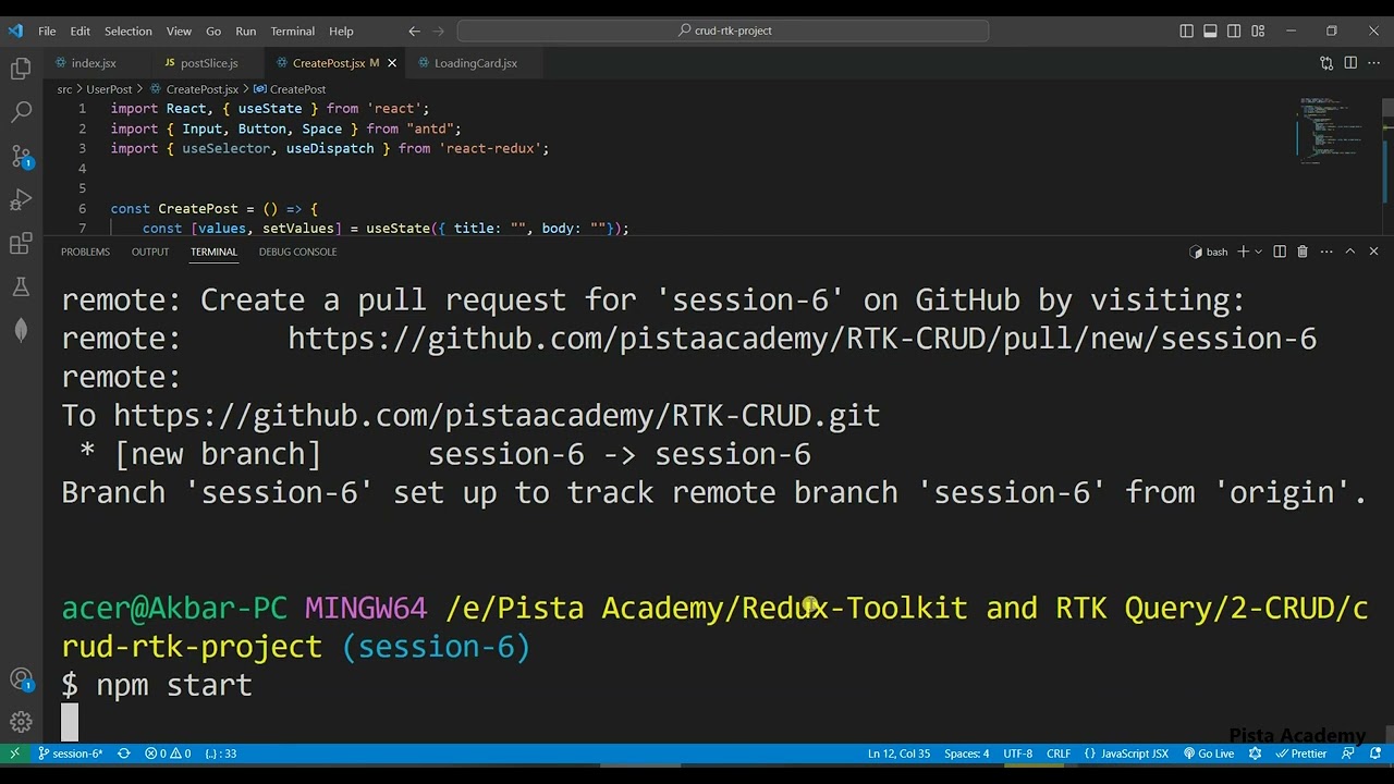 Redux Toolkit & Redux Toolkit Query -  جلسه شانزدهم