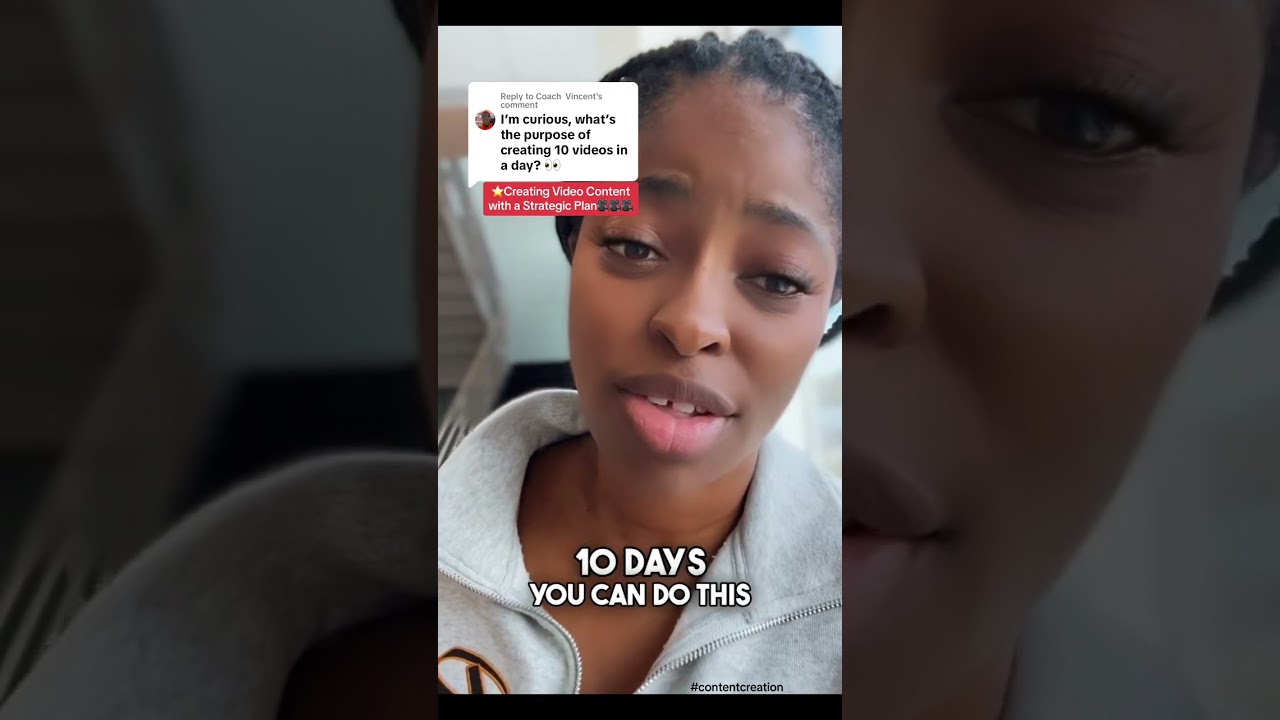 Vincent Create a strategic plan to focus your efforts ans get out 100 videos to create a content lib