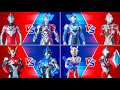 ウルトラマン ARC VS ULTRAMAN BLAZAR, R/B ROSSO VS BLU, Z VS X, ZERO VS RIBUT #ウルトラマン #怪獣 #ultraman #kaiju