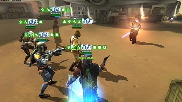 GAC [5v5] : BH Bossk-Mando vs LV Lord Vader [Cleanup] [SWGoH] [Counter]