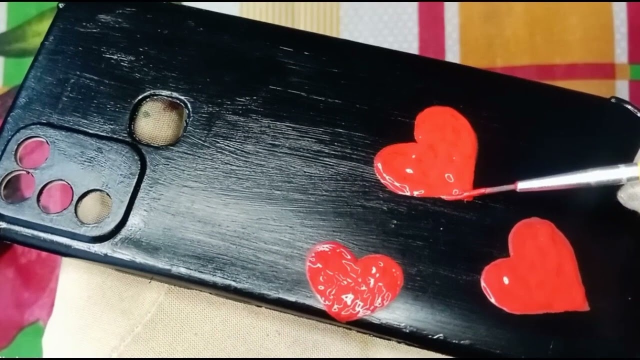 DIY Mobile Cover Painting | Artistic Phone Case Design by Designer Du