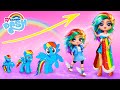 Rainbow Dash wird erwachsen und ein Mensch! 30 LOL OMG DIYs
