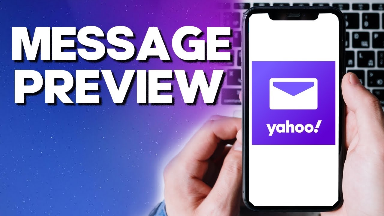 How To Manage Message Preview on Yahoo Mail Mobile Phone App - YouTube