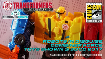 Transformers Robots In Disguise Combiner Force toy products shown at SDCC 2017