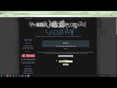 ვიდეო: როგორ დავძლიოთ Hackthissite.org ძირითადი მისიები: 15 ნაბიჯი
