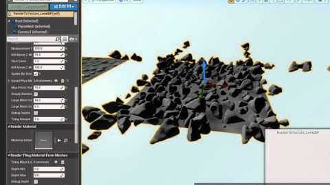 UE4 Tiling Physics Ground creation tool